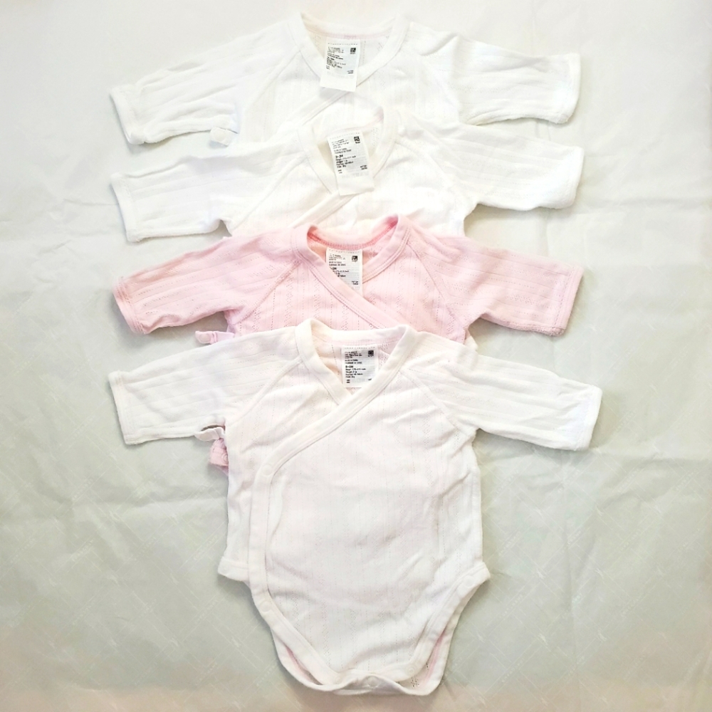 Uniqlo Baby (0-3M) Bodysuits (4-Pack)